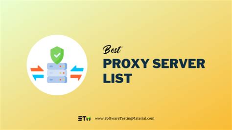 proxy stil|The Best Free Proxy Server List: Tested & Working!.